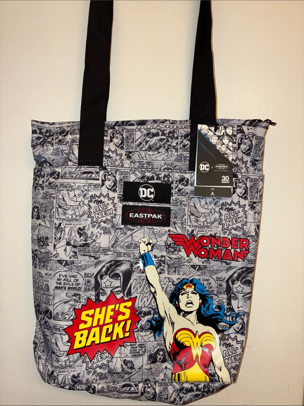 DC Comics X Eastpak Wonder Woman tote bag